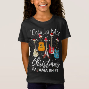 Camiseta Esta É A Minha Música Guitarrista De Natal