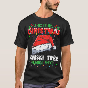 Camiseta Esta É A Minha Noite De Natal De Bonsai