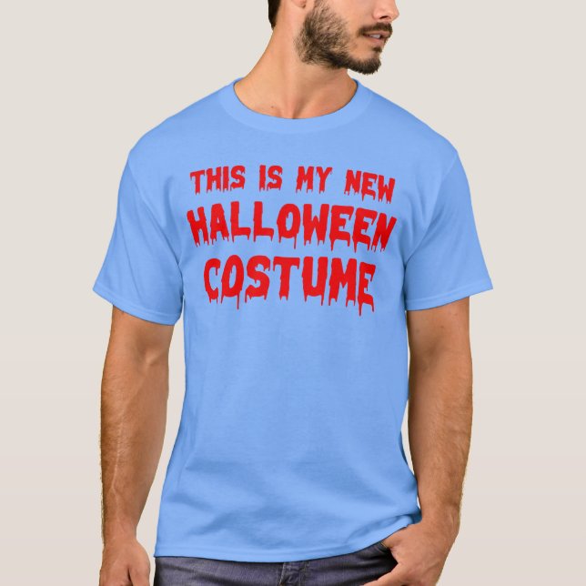 Camiseta Esta é a minha nova Festa de Halloween (Frente)