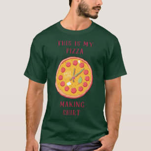 Camiseta Esta É A Minha Pizza Fazendo Para Mulheres 3239556