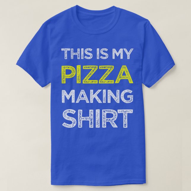 Camiseta Esta É A Minha Pizza Fazer Pizza Maker 1786 (Frente do Design)