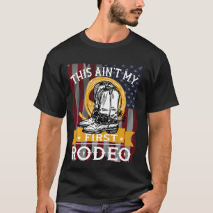 Camiseta Esta É A Minha Primeira Garota Patriótica Rodeada