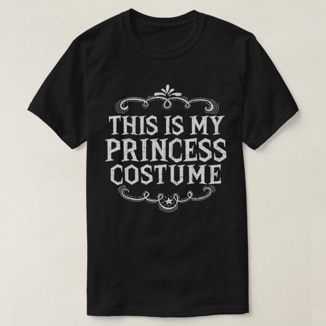 Camiseta Esta É A Minha Princesa Costume Engraçado Hallowee (Frente do Design)