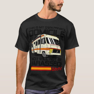 Camiseta Esta é a minha Residência Privada e eu não serei 