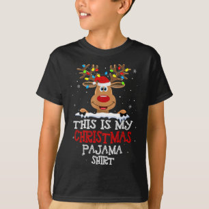 Camiseta Esta É A Minha Revista De Natal Divertida Do Pajam