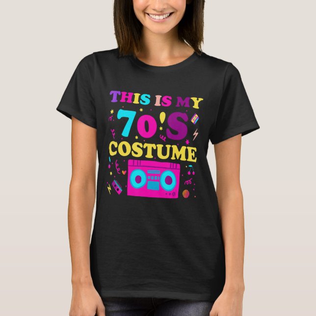 Camiseta Esta é a minha roupa de 70, 70, 70. (Frente)