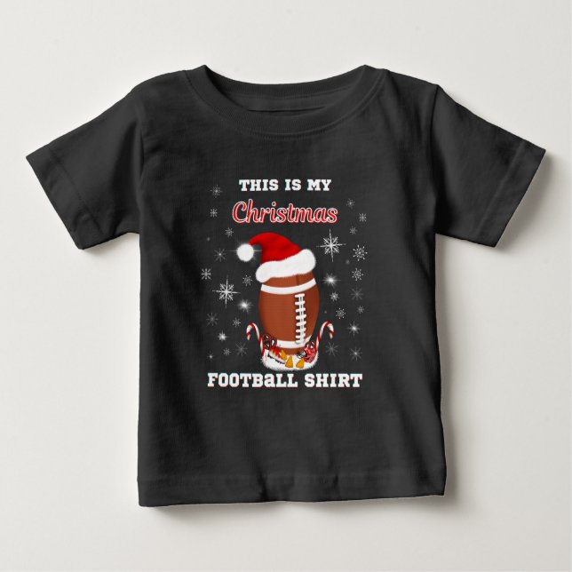 Camiseta Esta é a minha saia de Natal com salgadinhos (Frente)