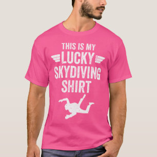 Camiseta Esta É A Minha Sorte De Paraquedas Engraçados.