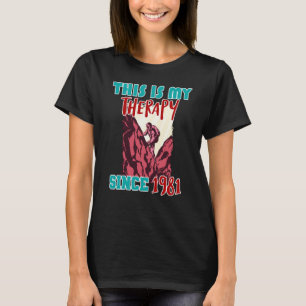 Camiseta Esta é a minha terapia desde 1981