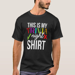 Camiseta Esta É A Minha Trivia Noite