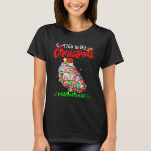 Camiseta Esta É A Minha Xadrez De Ostra De Natal Pajama Buf