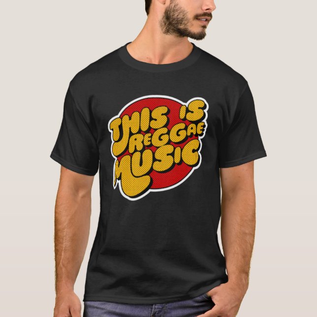Camiseta Esta é a Reggae Music (Frente)