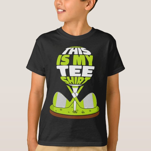 Camiseta Esta é a roupa de golfe lenda do golfe golfe (Frente)