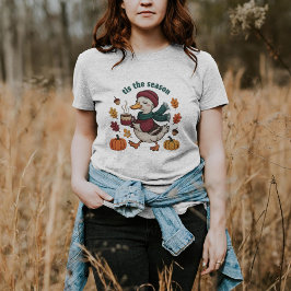 Camiseta Esta é a temporada, Autumn Goose Pumpkin Spice Pri