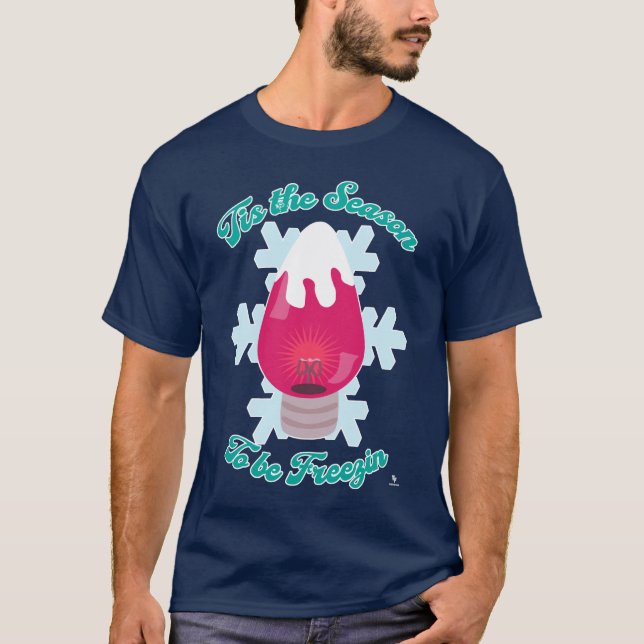 Camiseta Esta é a temporada de Freezin natalino Humor Sloga (Frente)