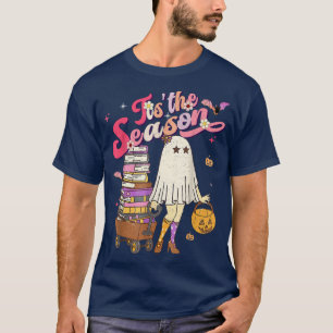 Camiseta Esta é a temporada Pumpkin Boo 60s 70s Hippie Hall