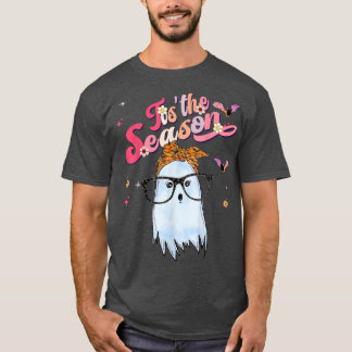 Camiseta Esta é a temporada Pumpkin Boo 60s 70s Hippie Hall