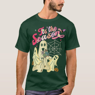 Camiseta Esta é a temporada Pumpkin Boo 60s 70s Hippie Hall