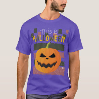Camiseta Esta é a vintage do Halloween