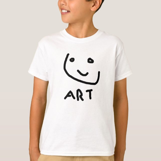 Camiseta Esta é arte, cara engraçado (Frente)
