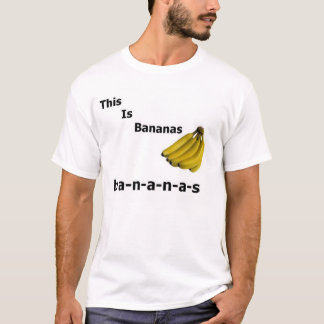 Camiseta Esta é bananas