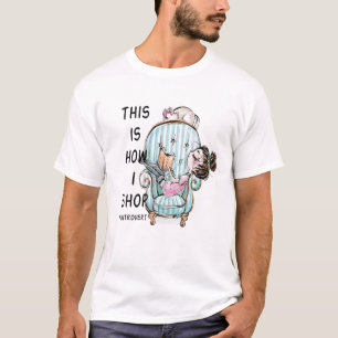 Camiseta Esta É Como Eu Compro Introvertida Garota Fofo Loj