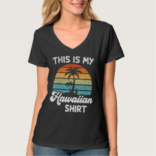 Camiseta Esta É Minha Aloha Havaiana Havaiana Para Mulheres