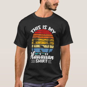 Camiseta Esta É Minha Aloha Havaiana Havaiana Para Mulheres