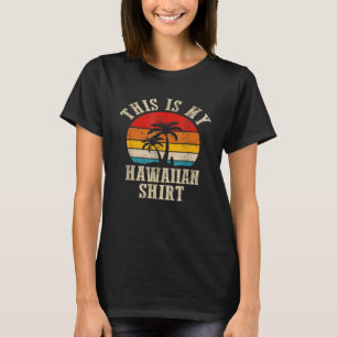 Camiseta Esta É Minha Aloha Havaiana Havaiana Para Mulheres