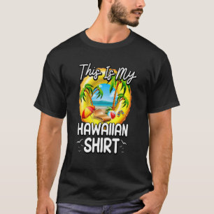 Camiseta Esta É Minha Aloha Havaiana Havaiana Para Mulheres