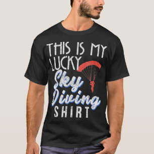 Camiseta Esta É Minha Aparência De Mergulho No Céu En