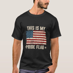 Camiseta Esta É Minha Bandeira De Orgulho Usa Americana 4 D