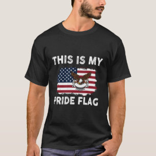 Camiseta Esta É Minha Bandeira De Orgulho Usa Americana No