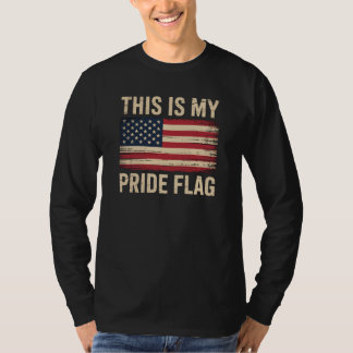 Camiseta Esta é Minha Bandeira do Orgulho