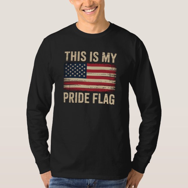Camiseta Esta é Minha Bandeira do Orgulho (Frente)