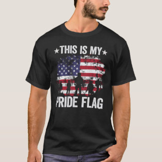 Camiseta Esta é minha bandeira do Orgulho