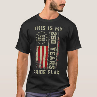 Camiseta Esta É Minha Bandeira do Orgulho 250 Anos 1776-202