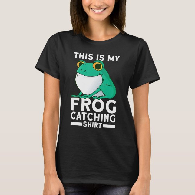 Camiseta Esta é minha captura de rã (Frente)