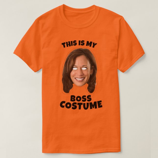 Camiseta Esta é minha fantasia de Kamala Harris (Frente do Design)