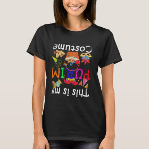 Camiseta Esta é minha fantasia de Purim engraçada