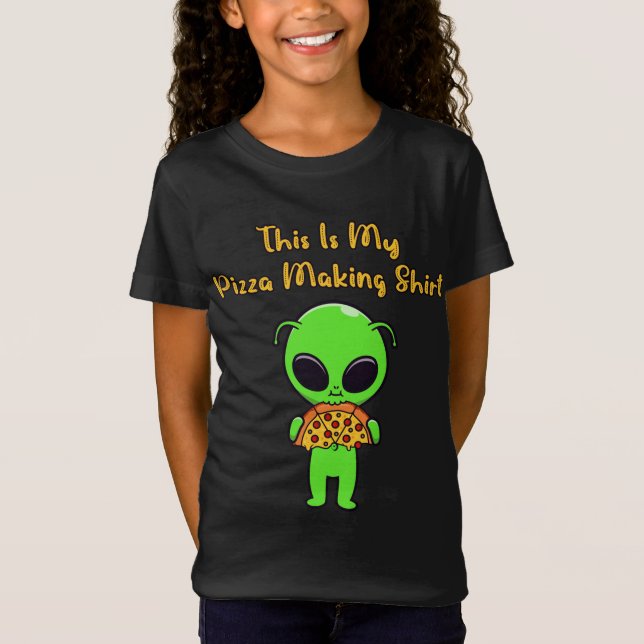 Camiseta Esta É Minha Pizza Fazer Engraçada Comendo Pizza (Frente)
