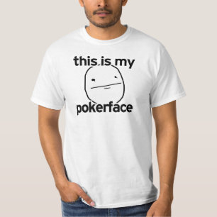Camiseta esta é minha raiva do pokerface
