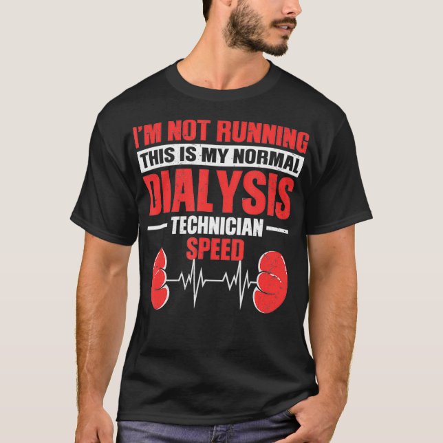 Camiseta Esta É Minha Velocidade Normal Do Técnico De Diáli (Frente)