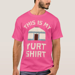 Camiseta Esta É Minha Yur Yurt Tenda Camping Montanhas Yurt