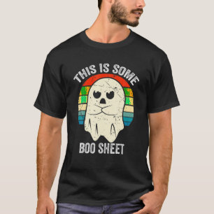 Camiseta Esta É Uma Brincadeira De Fantasmas De Boo Sheet H