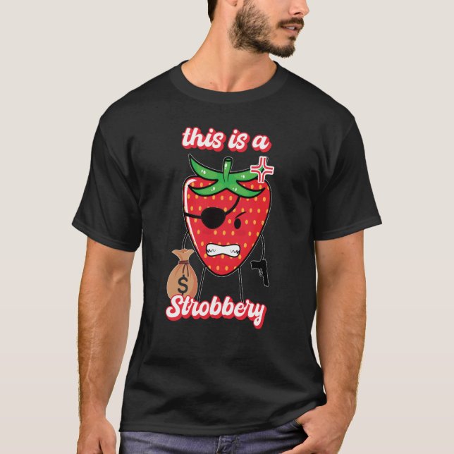 Camiseta Esta é uma fantasia de estrobosque (Frente)