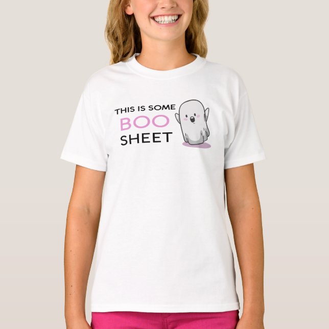 Camiseta Esta É Uma Folha De Boo - Cute (Frente)