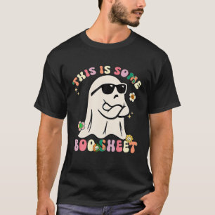 Camiseta Esta É Uma Folha De Boo, Uma Fita De Halloween Ret