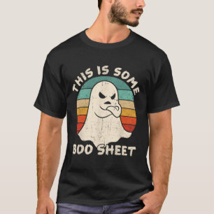 Camiseta Esta É Uma Folha De Boo, Vintage Assustadora Horro