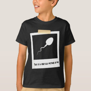 Camiseta Esta é uma foto muito antiga minha de aniversário
